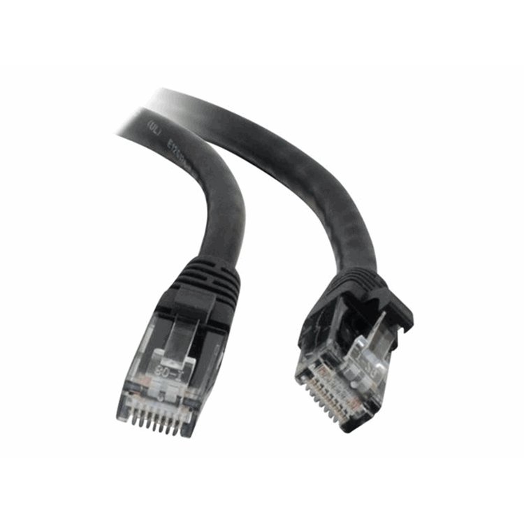 Cbl/0.5M Mld/Booted Black CAT5E PVC UTP Cbl/0.5M Mld/Booted Black CAT5E PVC UTP