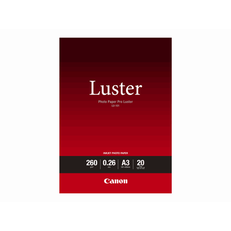 LU-101 A3 20 sheets Luster Paper LU-101 A3 20 sheets Luster Paper