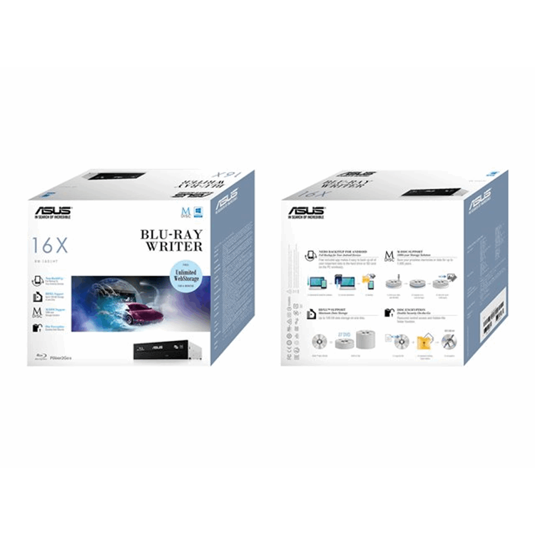 ASUS BW-16D1HT/BLK/B BluRay BD Writer ASUS BW-16D1HT/BLK/B BluRay BD Writer