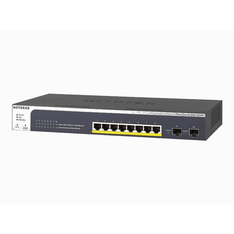 NETGEAR ProSAFE 8p PoE+Gigabit Switch NETGEAR ProSAFE 8p PoE+Gigabit Switch