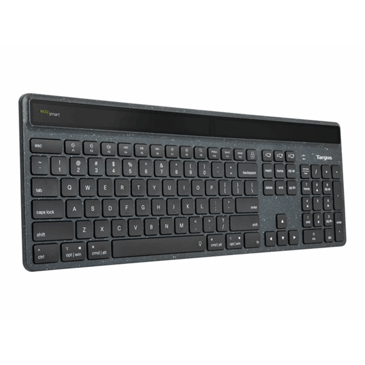 EcoSmart Energy Harvesting Antimicrobial Bluetooth Keyboard (NO)