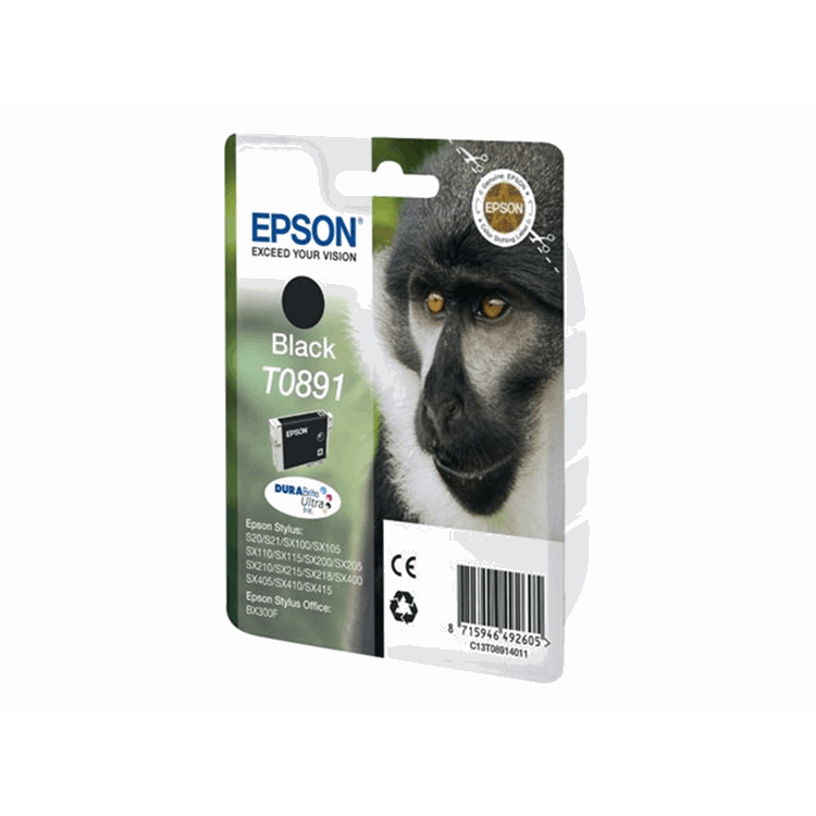 Ink Cartridge T0891 Black Blister Ink Cartridge T0891 Black Blister