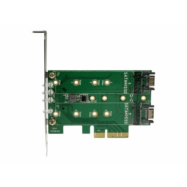 M.2 SSD Card 1x PCIe (NVMe) 2x SATA M.2