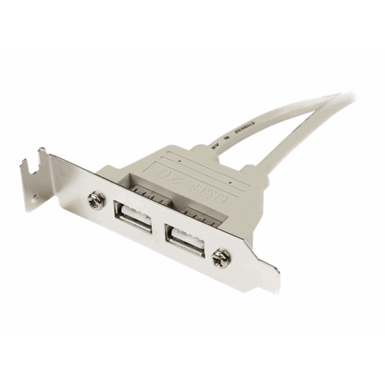 2 PORT USB A FEMALE LOW PROFILE