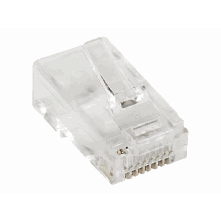 Cat5e RJ45 modular plug connector braide Cat5e RJ45 modular plug connector braide