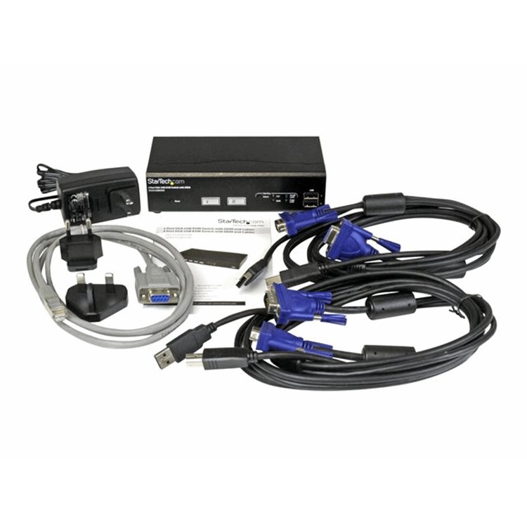 2 Port USB VGA KVM Switch with DDM 2 Port USB VGA KVM Switch with DDM