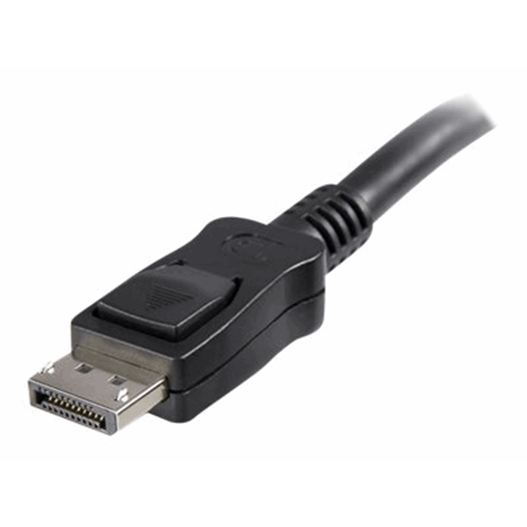 6 FT DISPLAYPORT VIDEO CABLE WITH LAT 6 FT DISPLAYPORT VIDEO CABLE WITH LAT