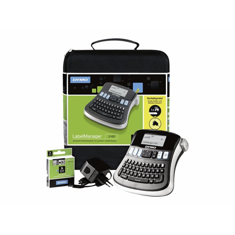 DYMO LABELMANAGER 210D KIT QWERTZ DYMO LABELMANAGER 210D KIT QWERTZ