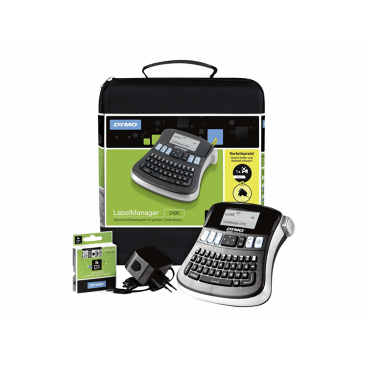 DYMO LABELMANAGER 210D KIT QWERTZ DYMO LABELMANAGER 210D KIT QWERTZ