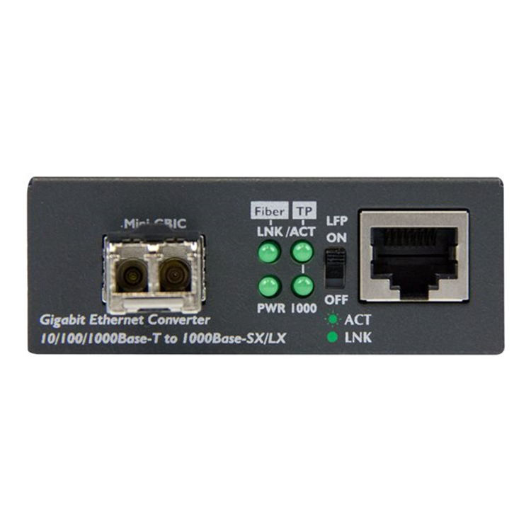 Fiber Media Converter- 850nm MM LC- 550m