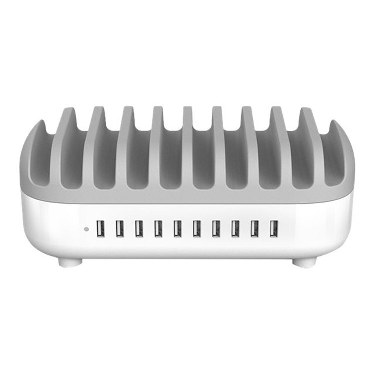 10 Port USB Charg Dock station WHT UK 10 Port USB Charg Dock station WHT UK