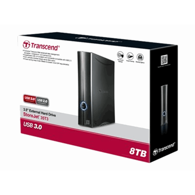 HDE 8TB USB 3.0 3.5i StoreJet 35T3