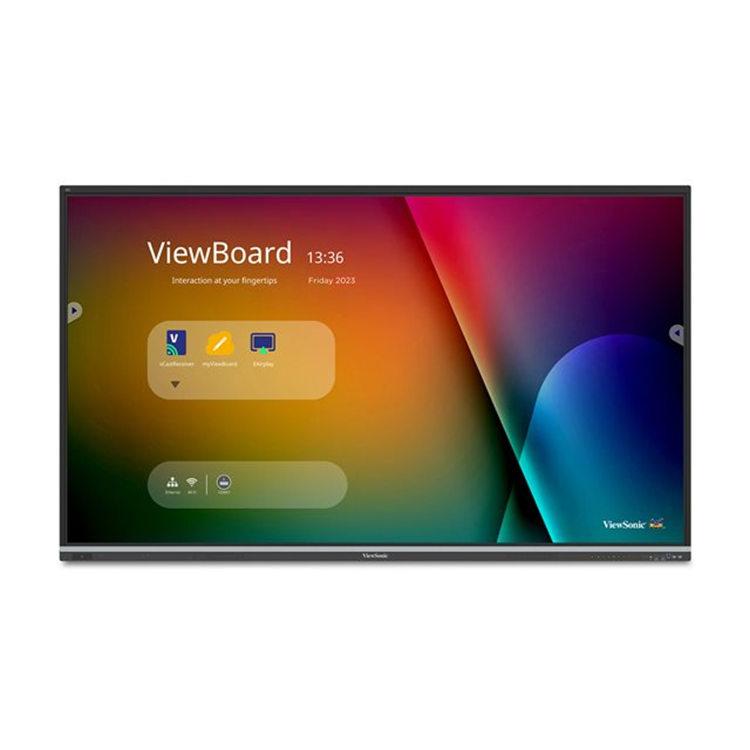 ViewBoard 51 serie touchscreen 98 inch UHD, Android 14 EDLA certified, IR 450 nits, 2x 25W + sub 20W