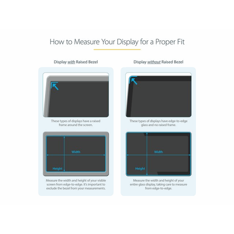 23 in. Monitor Privacy Screen - Universa