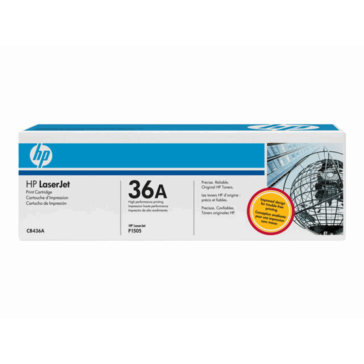 HP LASERJET CB436A BLACK PRINT CARTRIDGE (2K) FOR LJ P1505 HP LASERJET CB436A BLACK PRINT CARTRIDGE (2K) FOR LJ P1505