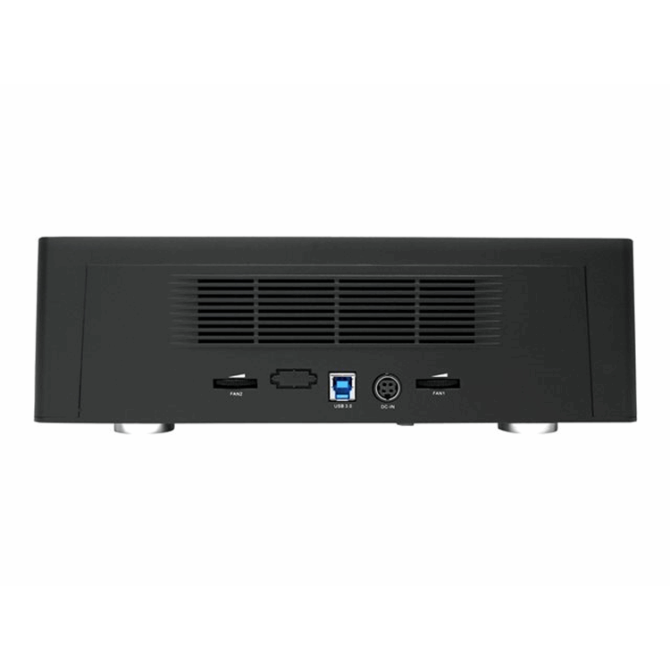 USB 3.0 to 4-Bay HDD Dock w/ UASP & Fans