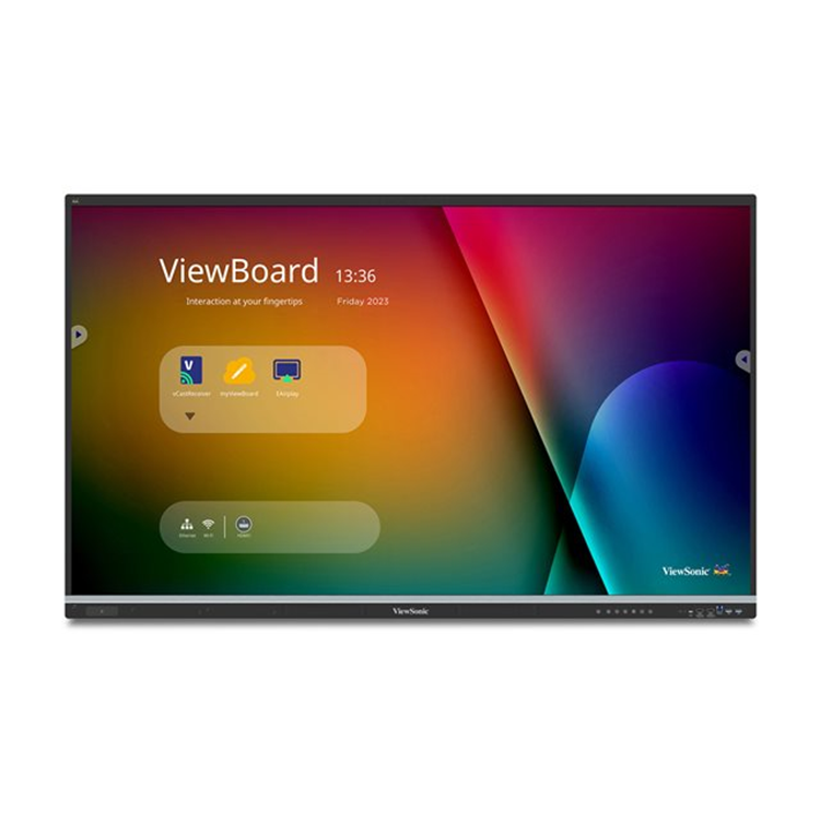 ViewBoard 51 serie touchscreen 65 inch UHD, Android 14 EDLA certified, IR 450 nits, 2x 25W + sub 20W