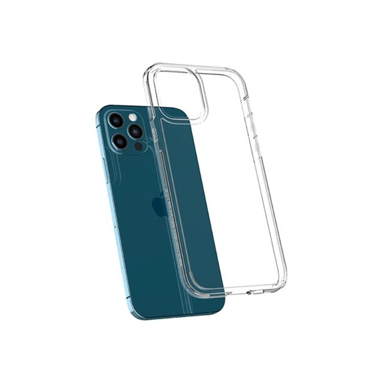 Spigen iPh 12(Pro) UltrHybr CrystClr Spigen iPh 12(Pro) UltrHybr CrystClr