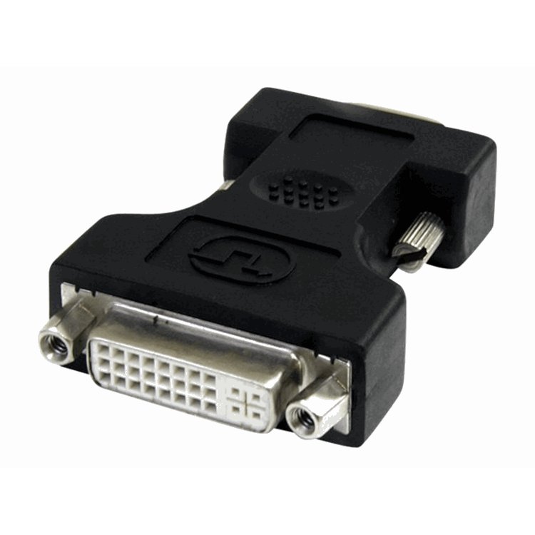 Black DVI to VGA Cable Adapter - F/M Black DVI to VGA Cable Adapter - F/M
