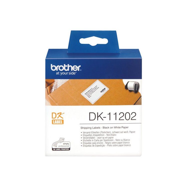 BROTHER DK11202 shipping-labels 300lab. BROTHER DK11202 shipping-labels 300lab.