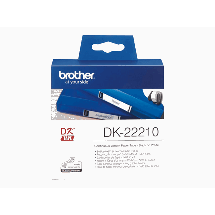 BROTHER DK22210 endless label paper BROTHER DK22210 endless label paper
