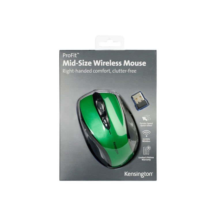 ProFitMid Wireless Emerald Green Mouse