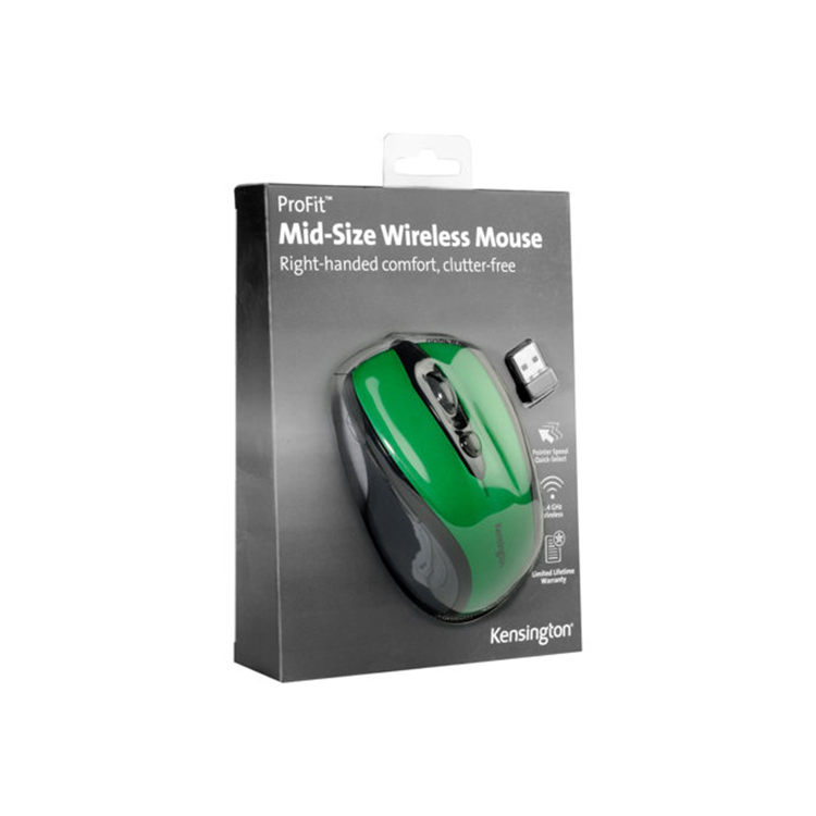 ProFitMid Wireless Emerald Green Mouse