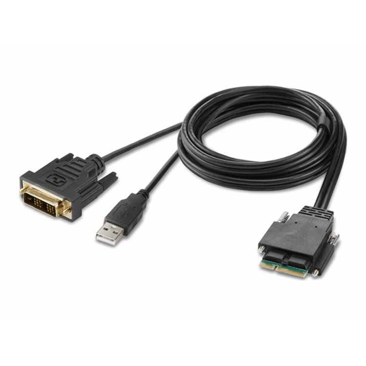 2-Port Single Head DVI Modular Secure KV