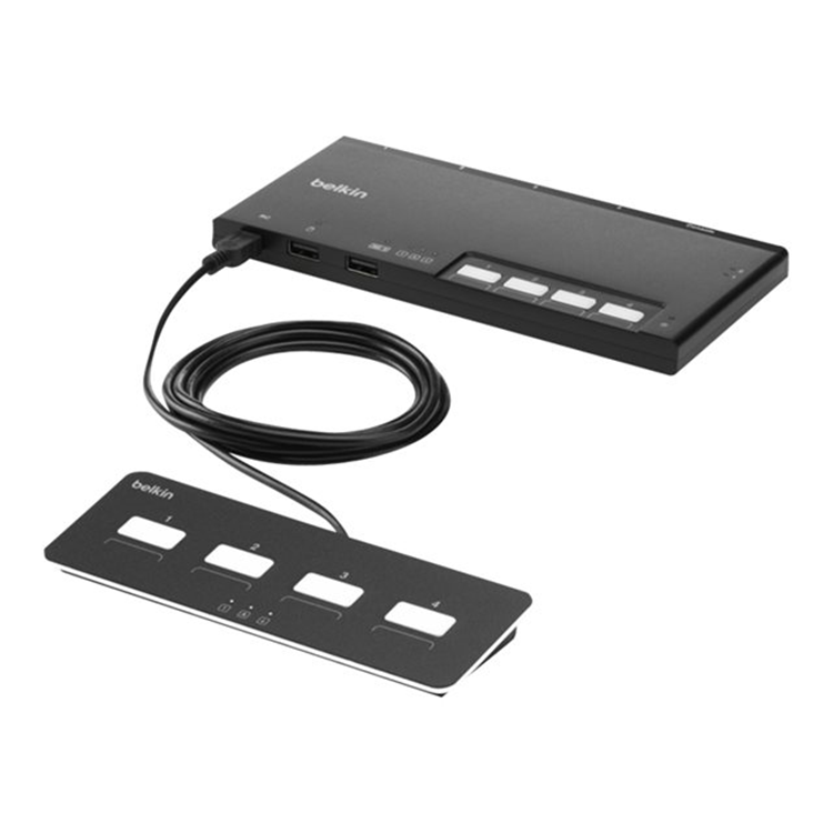 4-Port Dual Head Base Modular Secure KVM 4-Port Dual Head Base Modular Secure KVM