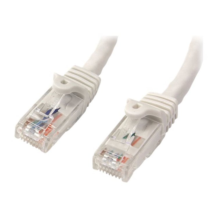 75 ft White Gigabit Snagless RJ45 UTP Ca 75 ft White Gigabit Snagless RJ45 UTP Ca
