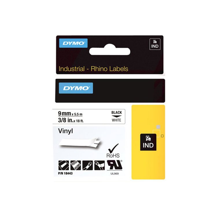RHINO TAPE VINYL 9MM WIT RHINO TAPE VINYL 9MM WIT