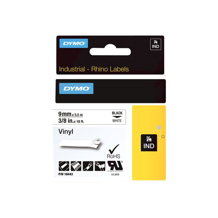 RHINO TAPE VINYL 9MM WIT RHINO TAPE VINYL 9MM WIT
