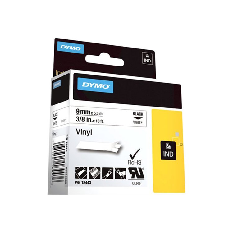 RHINO TAPE VINYL 9MM WIT RHINO TAPE VINYL 9MM WIT