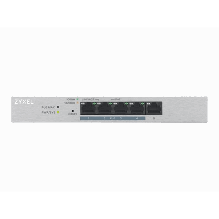 Zyxel GS1200-5HP V2 5 Port Gigabit PoE+ Zyxel GS1200-5HP V2 5 Port Gigabit PoE+