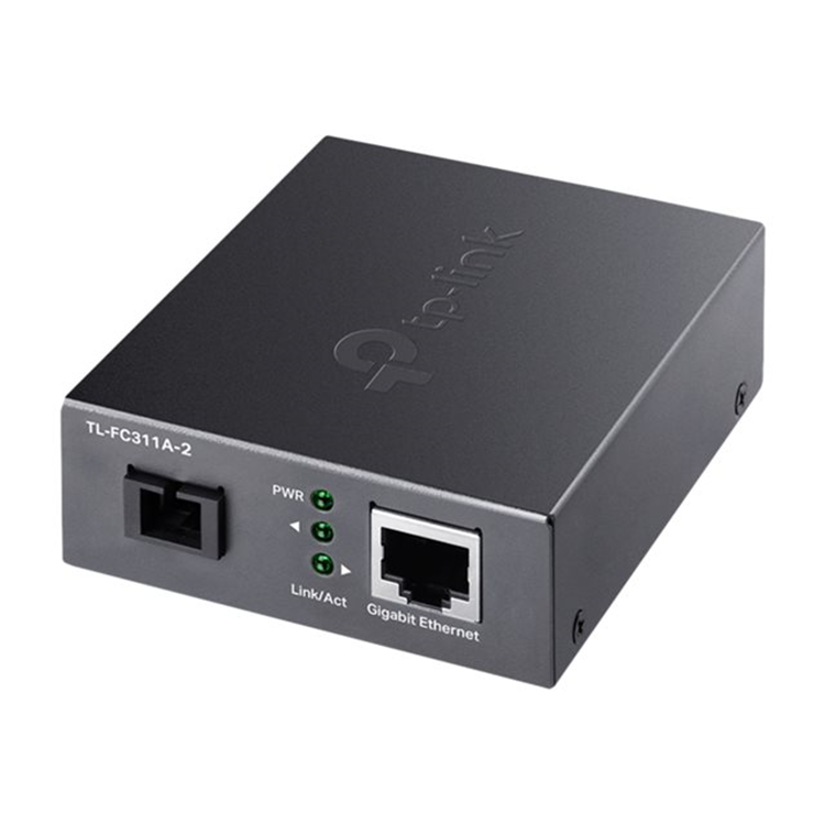 10/100/1000 Mbps RJ45 to 1000 Mbps Single-mode SC WDM Bi-Directional Fiber Converter