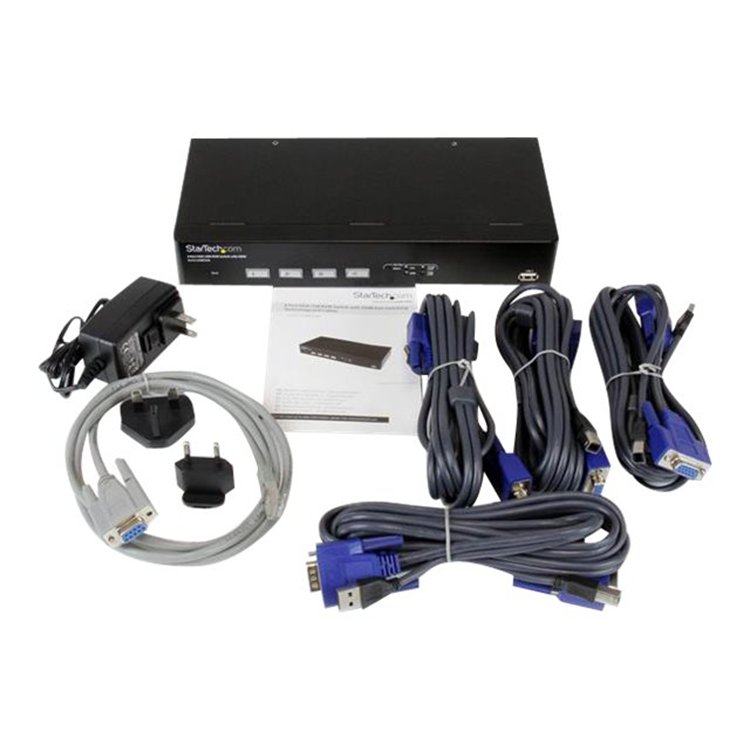 4 Port USB VGA KVM Switch with DDM Fast 4 Port USB VGA KVM Switch with DDM Fast