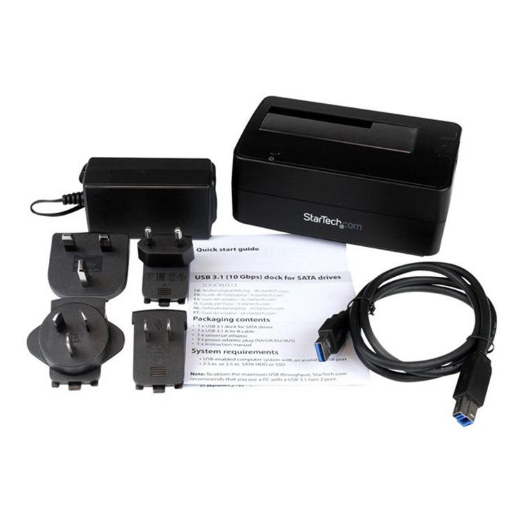 USB 3.1 Gen 2 (10Gbps) Single-bay Dock USB 3.1 Gen 2 (10Gbps) Single-bay Dock