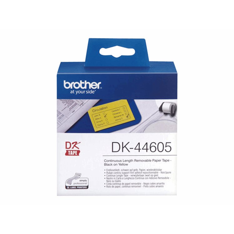 Label roll/yellow62mmx30.36m f QL-series Label roll/yellow62mmx30.36m f QL-series