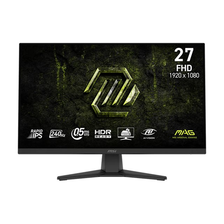 27I FHD RAPID IPS FLAT / 1920X1080 / 240HZ / 1MS / TILT / 3Y WARRANTY(SPECS FROM MAG 274F) 27I FHD RAPID IPS FLAT / 1920X1080 / 240HZ / 1MS / TILT / 3Y WARRANTY(SPECS FROM MAG 274F)