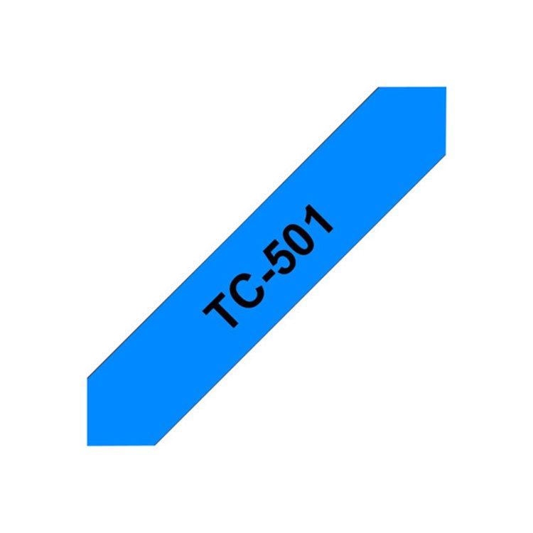 Tape/12mm blue/black f P-Touch Tape/12mm blue/black f P-Touch