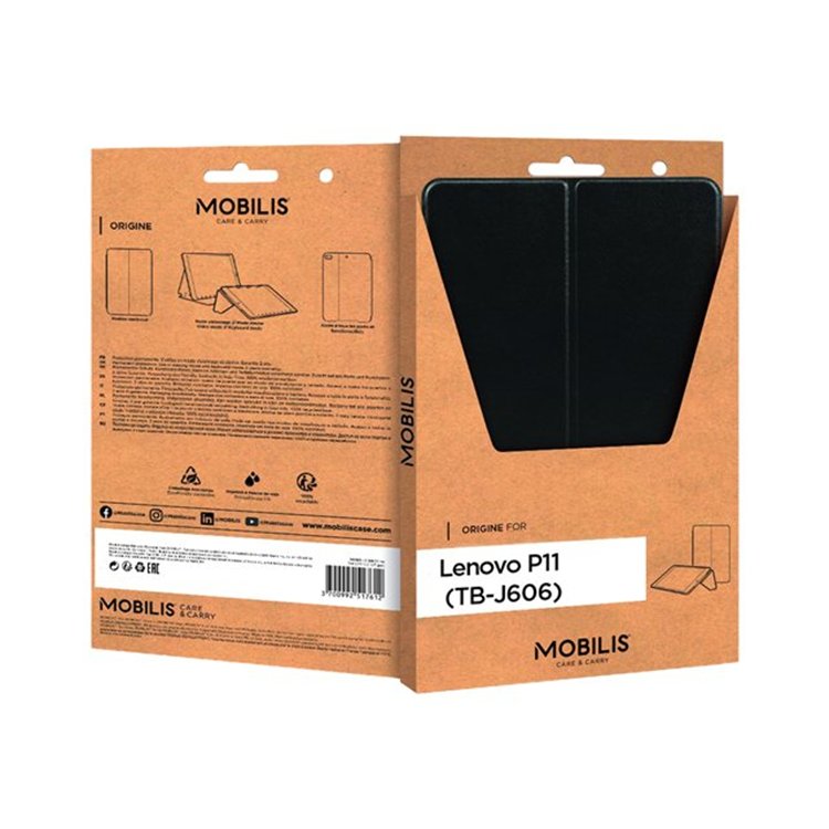 Origine Case for Lenovo Tab P11 (TB-J606) / P11 5G (TB-J607) / P11 plus (TB-J616) - Black Origine Case for Lenovo Tab P11 (TB-J606) / P11 5G (TB-J607) / P11 plus (TB-J616) - Black