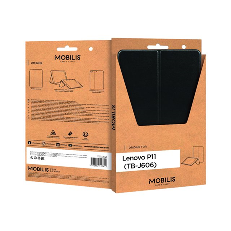 Origine Case for Lenovo Tab P11 (TB-J606) / P11 5G (TB-J607) / P11 plus (TB-J616) - Black