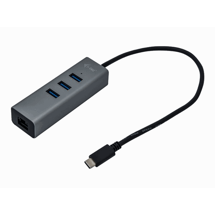 i-tec USB-C Metal HUB 3 + GLAN i-tec USB-C Metal HUB 3 + GLAN