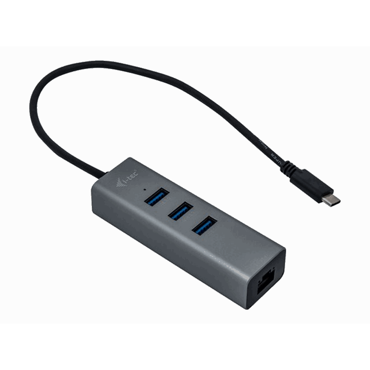 i-tec USB-C Metal HUB 3 + GLAN i-tec USB-C Metal HUB 3 + GLAN