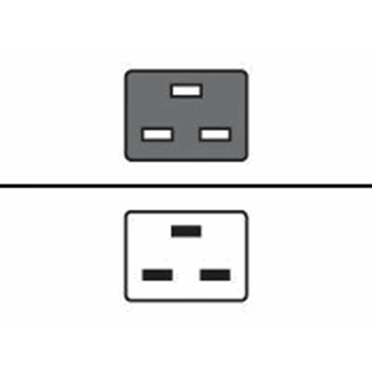 HPE C19/C20 WW 16A 2m Blk Lckng PC