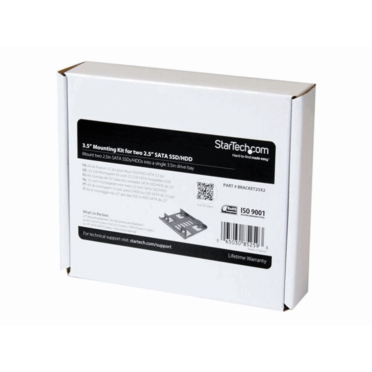 Dual 2.5IN SATA HDD to 3.5 Bay Mnt Brckt Dual 2.5IN SATA HDD to 3.5 Bay Mnt Brckt
