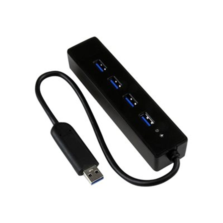 4 Port USB 3.0 Hub with Built-in Cable