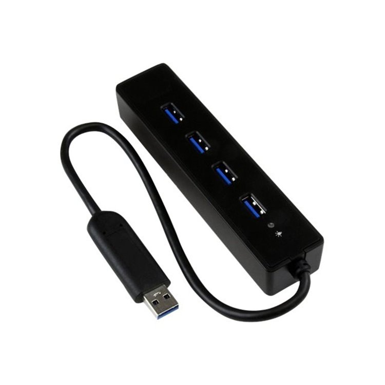 4 Port USB 3.0 Hub with Built-in Cable 4 Port USB 3.0 Hub with Built-in Cable