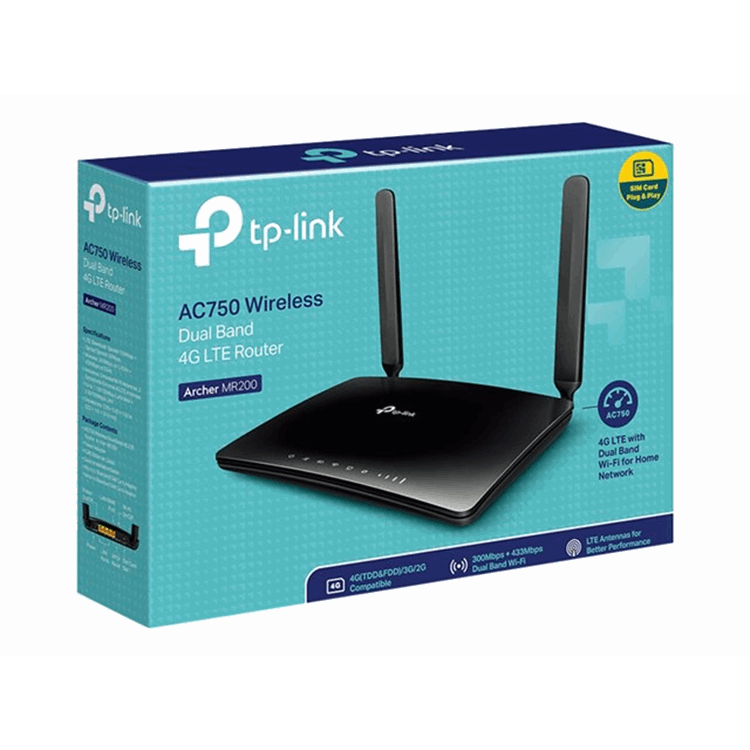 AC750 Wireless Dual Band 4G LTE Router