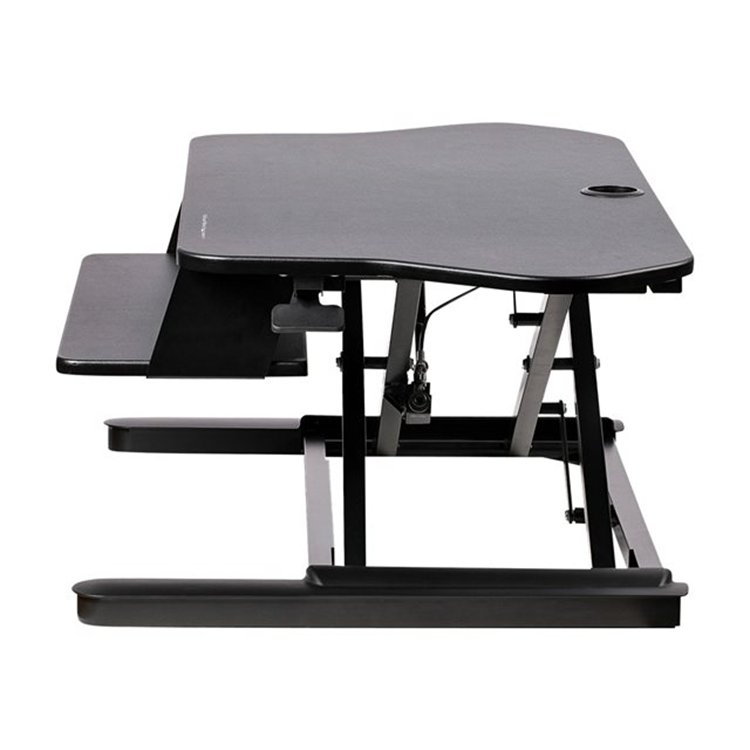 Corner Sit Stand Desk Converter 35x21in Corner Sit Stand Desk Converter 35x21in
